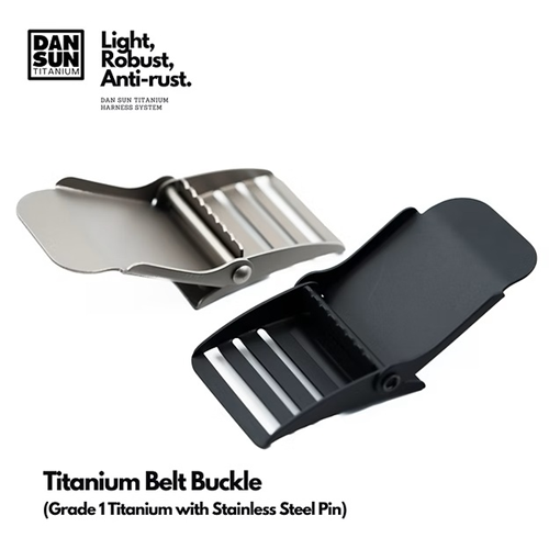 Dan Sun Titanium Belt Buckle Black
